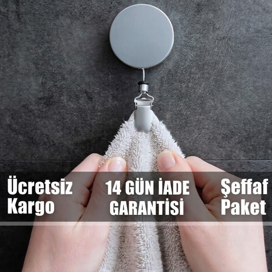 Poneda - Geri Çekilebilir Havlu Tutucu